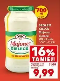 Kaufland Majonez kielecki Społem Kielce oferta