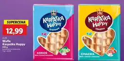 Lidl Wafle karpatka chałwa Flis Happy oferta