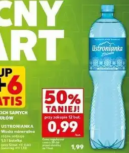 Kaufland Woda niegazowana Ustronianka Biała oferta