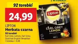 Lidl Herbata Lipton Daring English Breakfast oferta