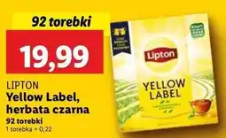 Lidl Herbata Lipton Yellow Label Tea oferta