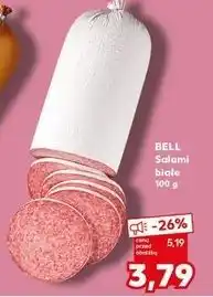 Kaufland Salami białe Bell Polska oferta