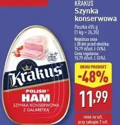 ALDI Szynka konserwowa Krakus Animex oferta