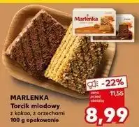Torcik miodowy z orzechami Marlenka