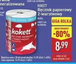 ALDI Ręcznik papierowy 2-warstwowy Kokett oferta