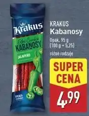 ALDI Kabanosy jalapeno Krakus Animex oferta