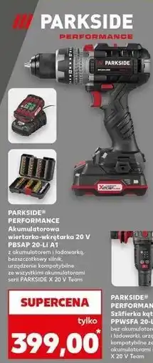 Kaufland Wiertarko-wkrętarka akumulatorowa 20 v Parkside oferta