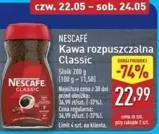 ALDI Kawa Nescafe Classic oferta