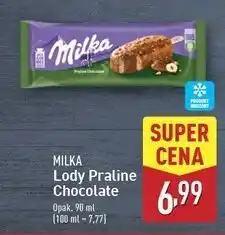 ALDI Lód praline chocolate Milka Ice Cream oferta