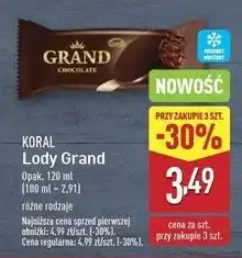 ALDI Lód chocolate Koral Grand Gold oferta
