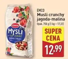 ALDI Musli crunchy z borówkami malinami Emco oferta