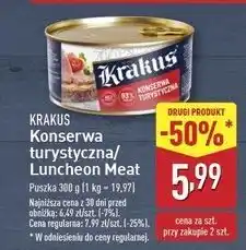 ALDI Konserwa turystyczna Krakus Animex oferta