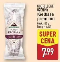 ALDI Kiełbasa kostelecka premium Kostelecke Uzeniny oferta