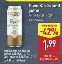 ALDI Piwo Karlsquell Jasne Pełne oferta
