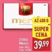 ALDI Bombonierka czerwona Storck Merci oferta