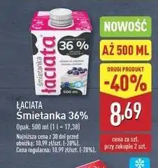 ALDI Śmietanka 36 % Łaciata oferta