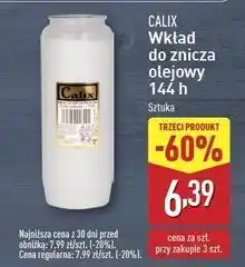 ALDI Wkład olejowy do znicza 144 h Calix oferta