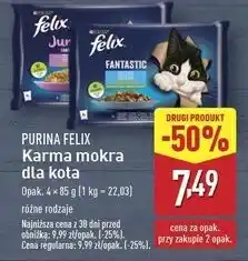 ALDI Karma dla kota wybór smaków w galaretce Purina Felix Fantastic oferta