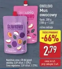 ALDI Mus jabłkowo-malinowy Owolovo oferta