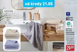 ALDI Ręczniki łazienkowe 50 x 100 cm Novitesse oferta