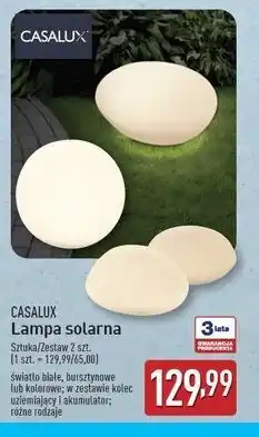 ALDI Lampa ogrodowa solarna Casalux oferta