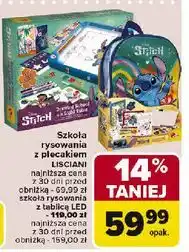 Carrefour Szkoła rysowania z tablicą led stitch Lisciani Giochi oferta
