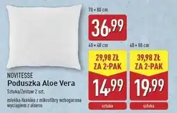 ALDI Poduszka aloe vera 40 x 80 cm Novitesse oferta