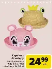Carrefour Kapelusz dziecięcy oferta