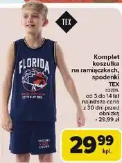 Carrefour Koszulka + spodenki 3-14 lat Tex oferta