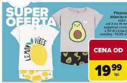 Carrefour Piżama dziecięca 3-14 lat oferta