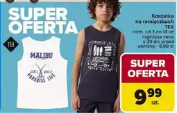 Carrefour Koszulka na ramiączkach chłopięca 3-14 lat Tex oferta