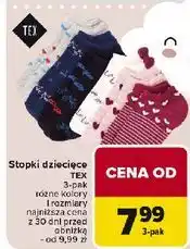 Carrefour Stopki dziecięce Tex oferta