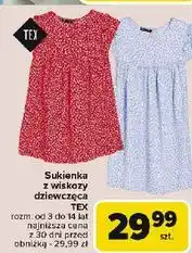 Carrefour Sukienka dziewczęca 3-14 lat Tex oferta