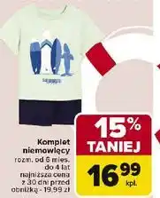 Carrefour Komplet niemowlęcy oferta