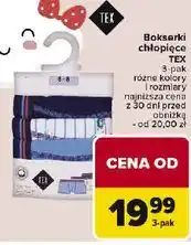 Carrefour Bokserki chłopięce Tex oferta