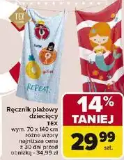Carrefour Ręcznik plażowy Tex oferta