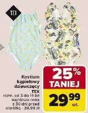 Carrefour Kostium kąpielowy 1-częściowy dziewczęcy Tex oferta