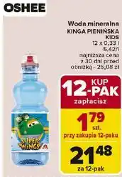 Carrefour Woda niegazowana kids super wings Kinga Pienińska oferta