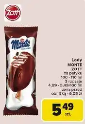 Carrefour Lody Zott Monte oferta