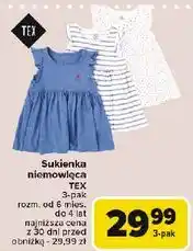 Carrefour Sukienka 6msc - 4 lat Tex oferta
