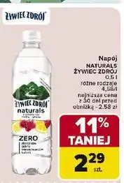 Carrefour Woda z nutą maliny i cytryny Żywiec Zdrój Naturals oferta