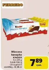 Carrefour Baton Kinder Mleczna Kanapka oferta