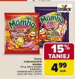 Carrefour Guma rozpuszczalna Mamba Fantastic Mix oferta
