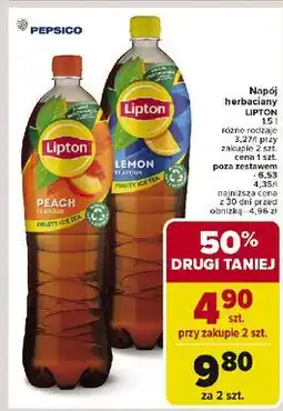 Carrefour Napój lemon Lipton Ice Tea oferta