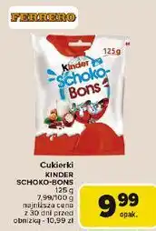 Carrefour Cukierki czekoladowe Kinder Schoko-Bons oferta