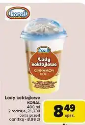 Carrefour Lody cinnamon roll Koral Koktajlowe oferta