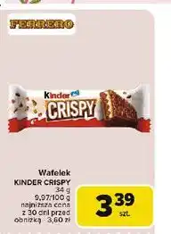 Carrefour Baton Kinder Crispy oferta
