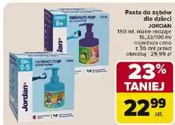 Carrefour Pasta do zębów z pompką 6+ Jordan Kids oferta