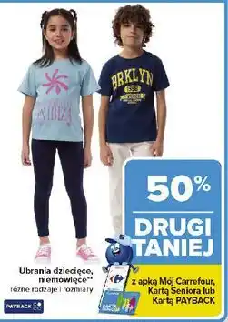 Carrefour Ubrania dziecięce i niemowlęce oferta