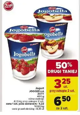 Carrefour Jogurt pieczone jabłko Zott Jogobella oferta